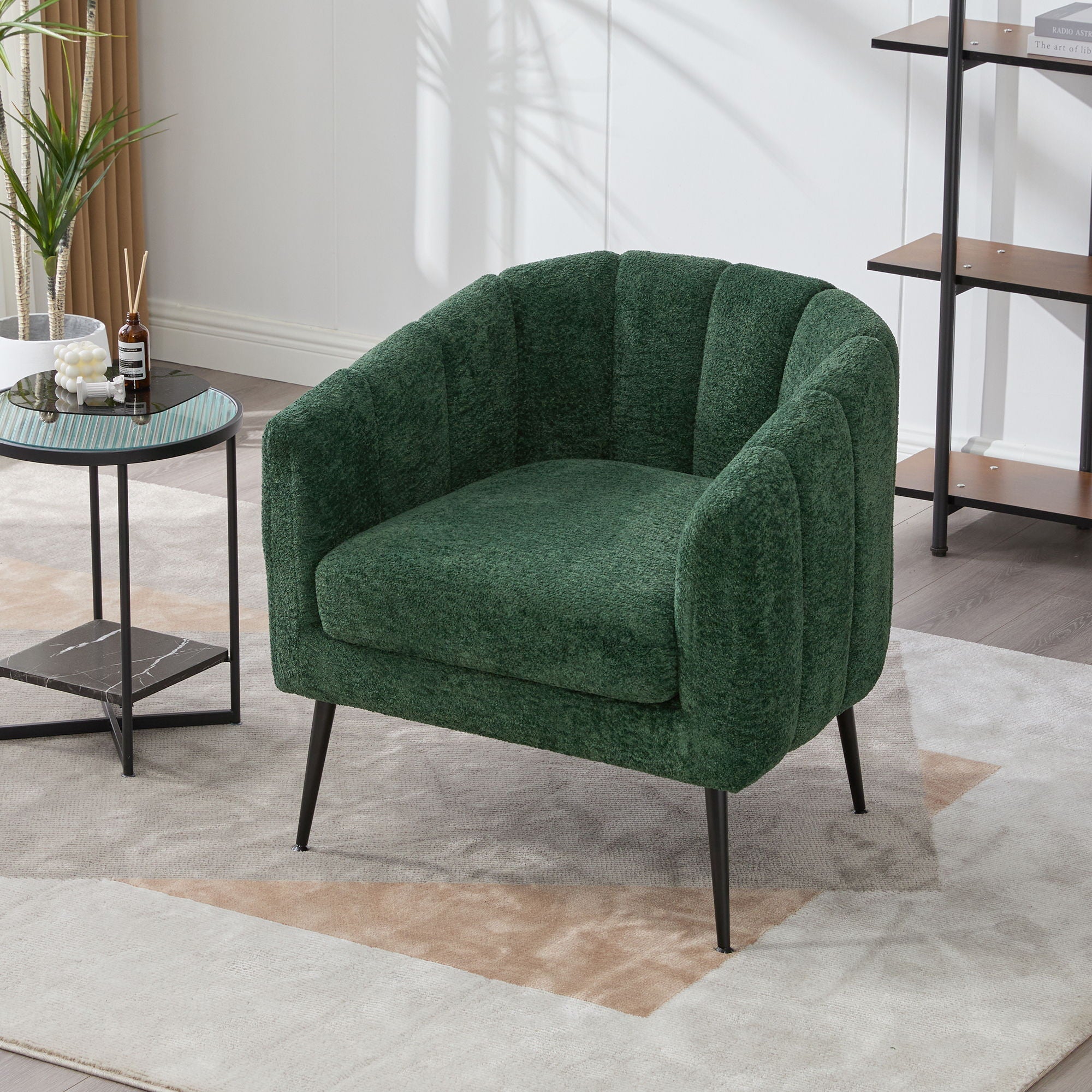 Vanity Barrel Accent Lounge Chair