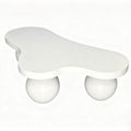 Cloud Shaped Coffee Table With 3 Ball Legs For Living Room