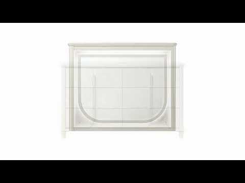 Laveda - Mirror With LED - Pearl White