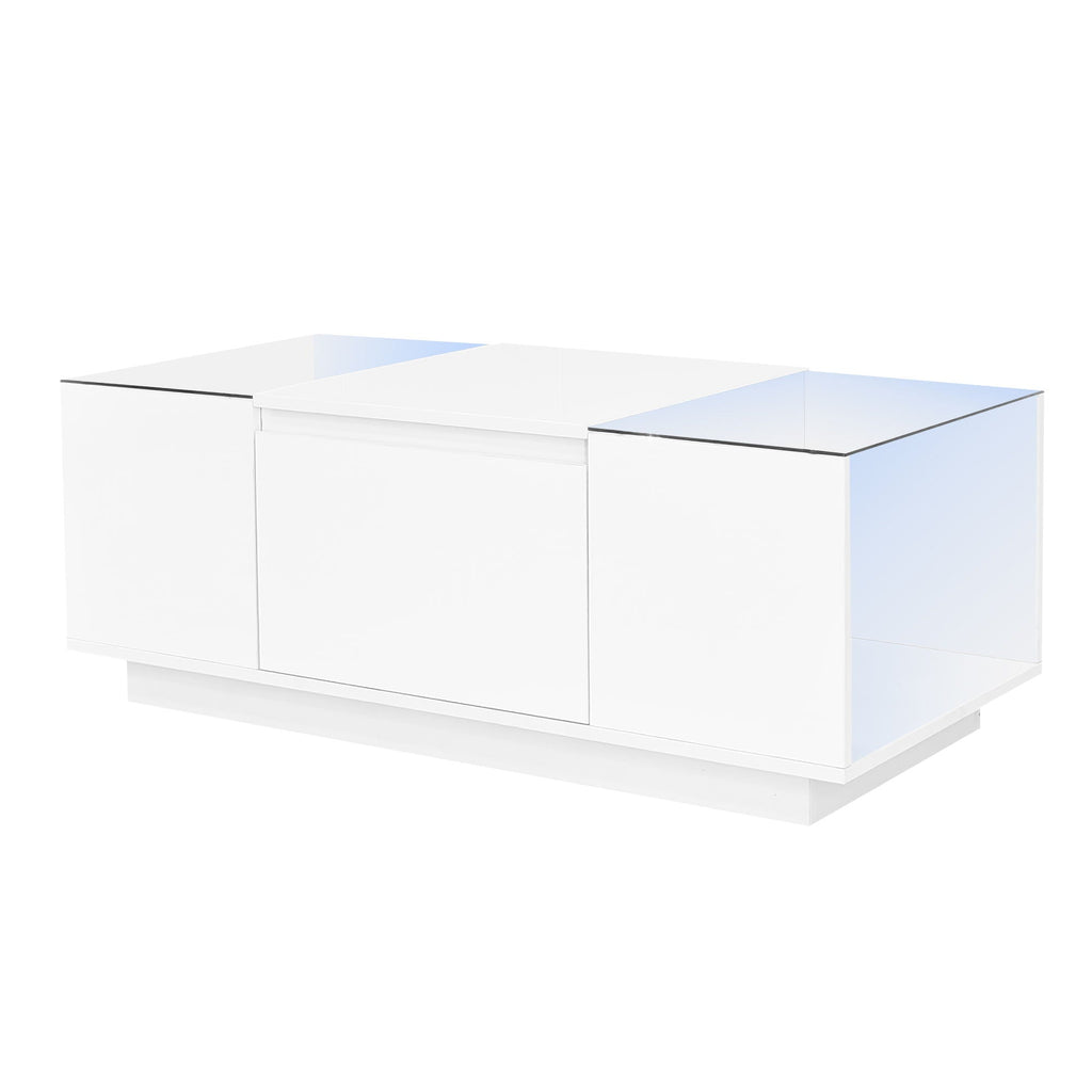 LED Coffee Table, Modern Center Table
