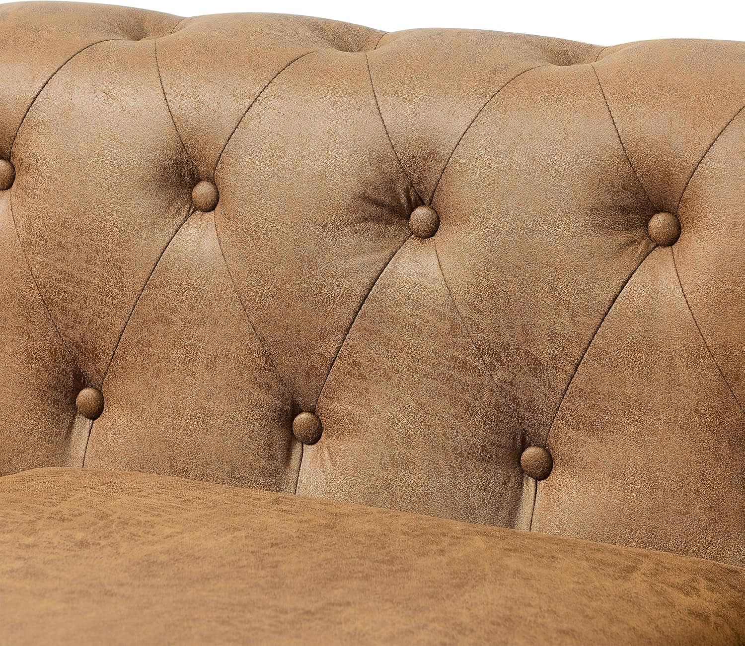 Two Piece Air Leather Sofa Set For Living Room Home Decor