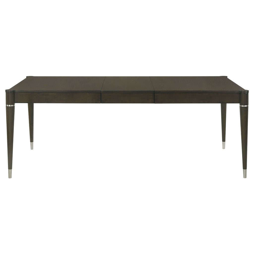 Blakely - 7 Piece Rectangular Dining Set With Extendable Table Upholstered Chairs - Ash Brown