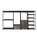 Monica - Walk-In Closet System, Extra Storage Space - Rustic