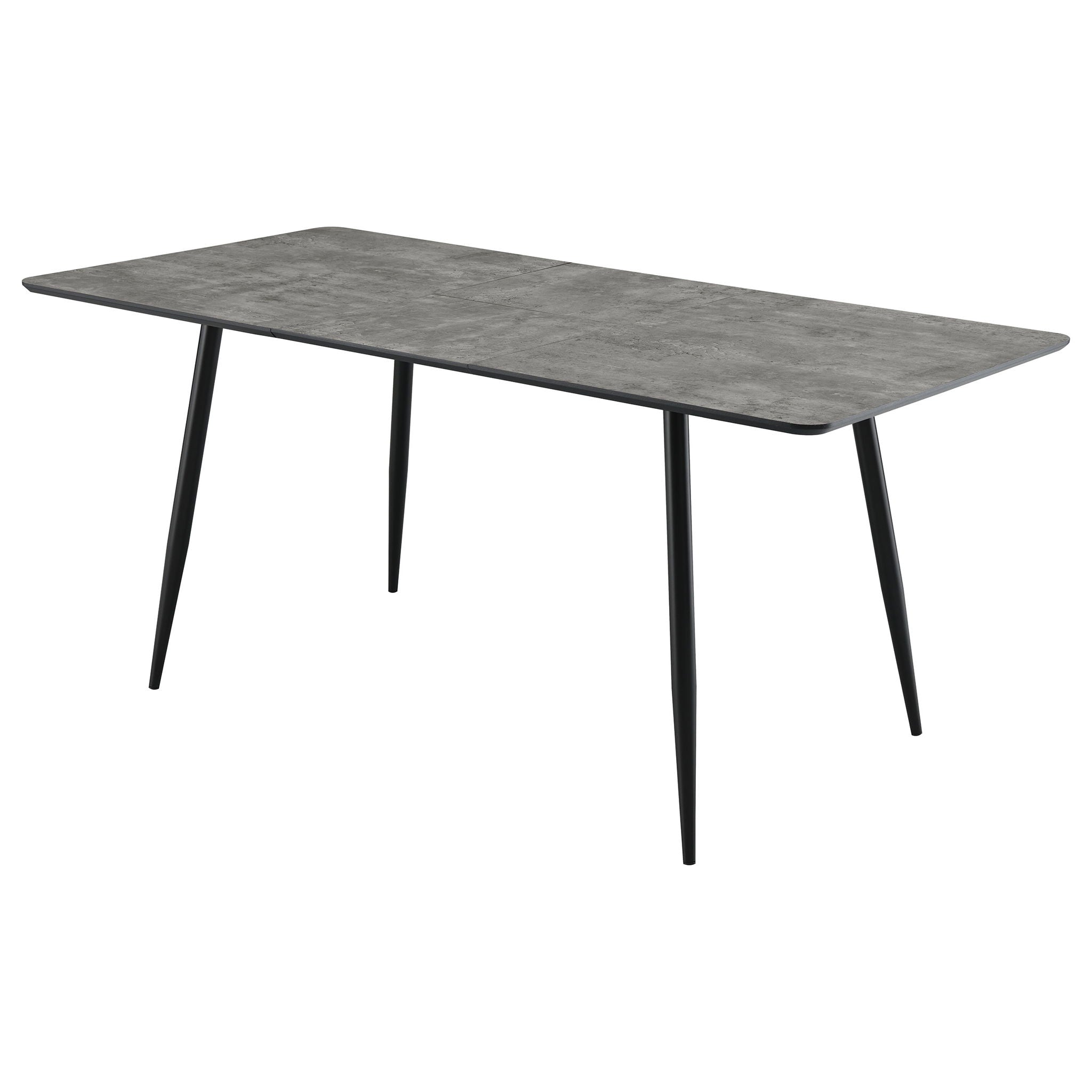 Grant - Extension Dining Table With Butterfly Leaf - Gray