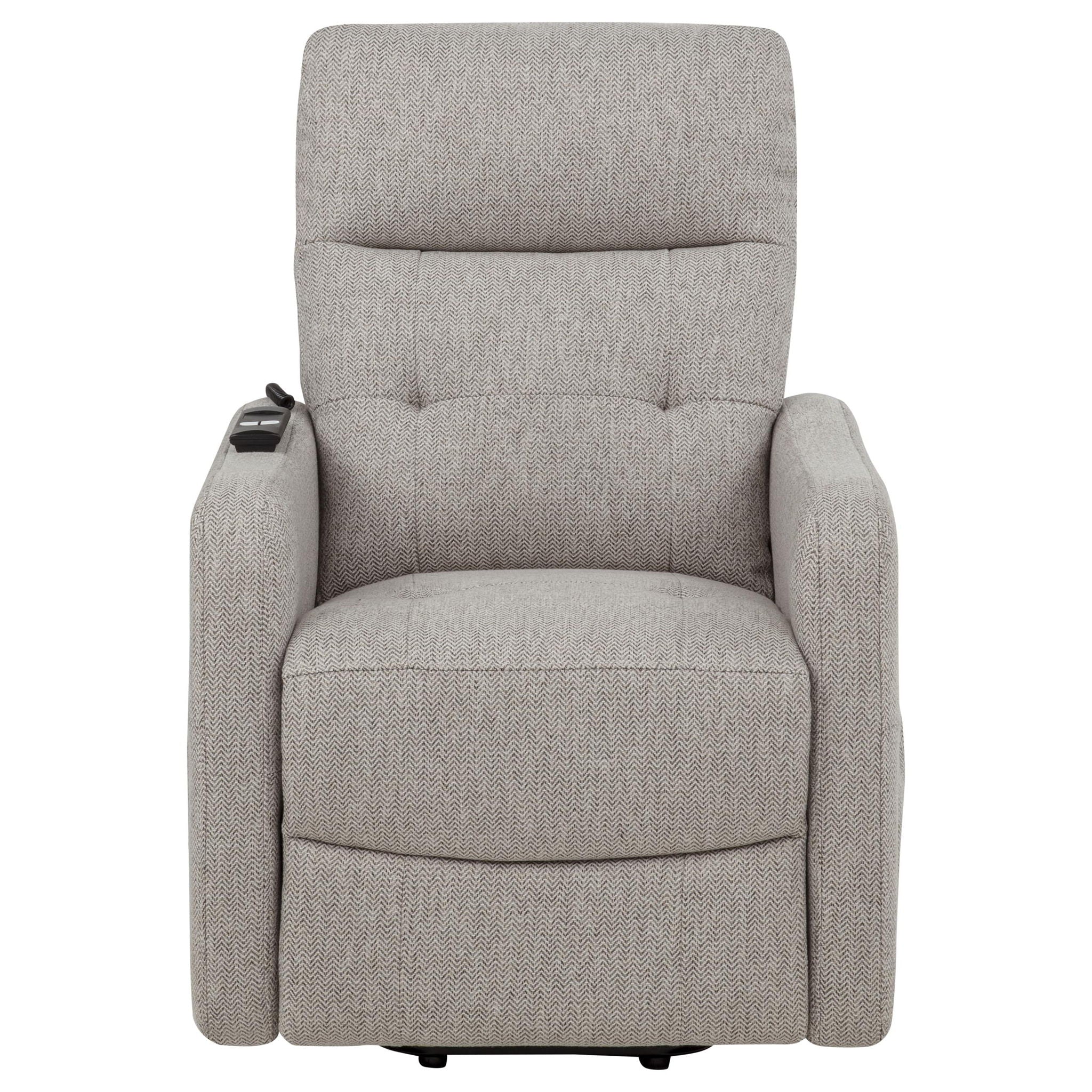Dayes Upholstered Power Lift Recliner Chair Taupe