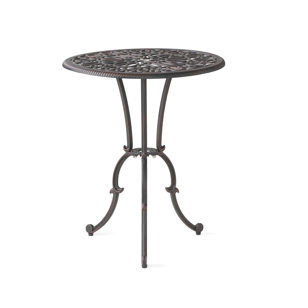 Charleston 3 Pieces Cast Bistro Set - Copper