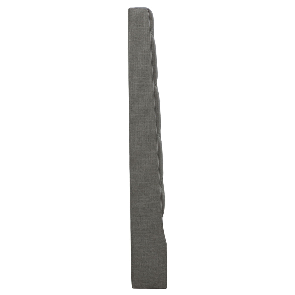 Camille Upholstered Queen Panel Headboard Grey
