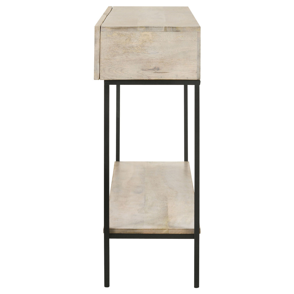 Terrace - 2 Drawer Entryway Console Table - White Washed