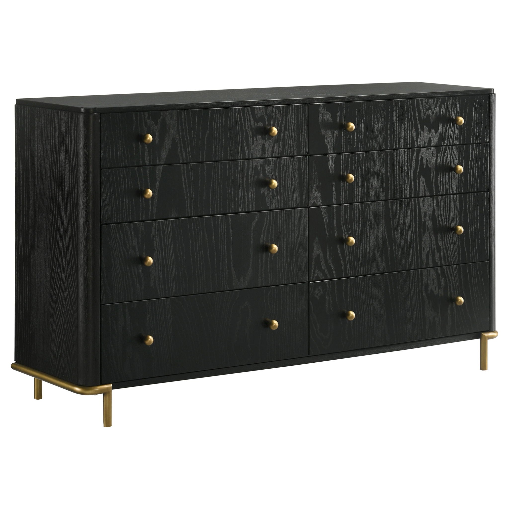 Arini 4-piece California King Bedroom Set Black and Natural