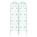 Metal Garden Trellis Rustproof Trellis For Climbing Plant Outdoor Flower Support
