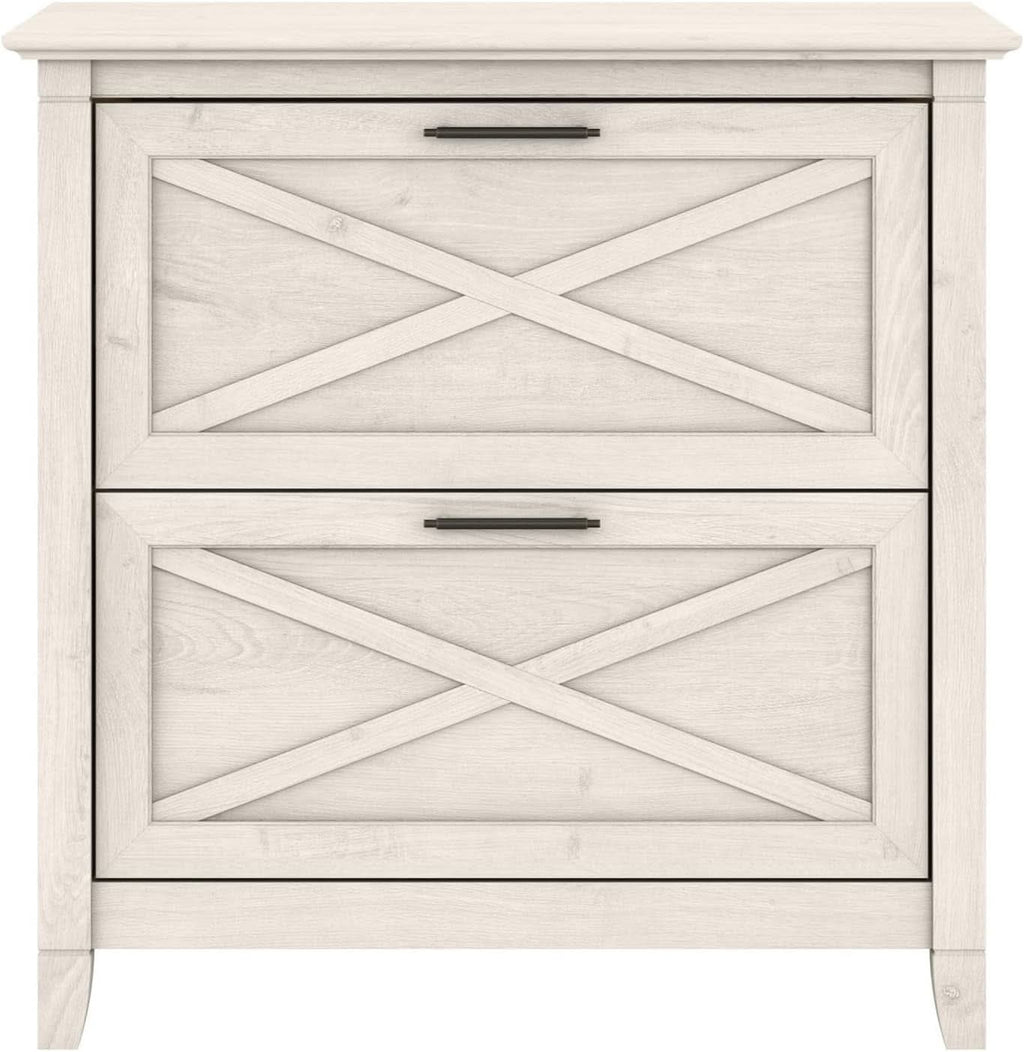 Key West 2 Drawer Lateral File Cabinet Linen White Oak