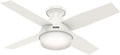 44-Inch LED Low-Profile Ceiling Fan With Remote Control