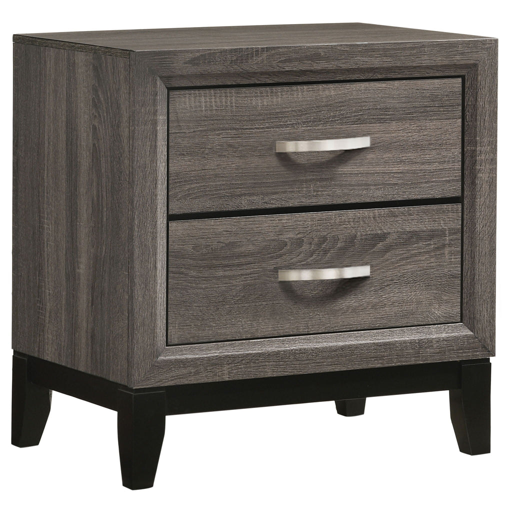 Watson Five-piece Queen Bedroom Set Grey Oak