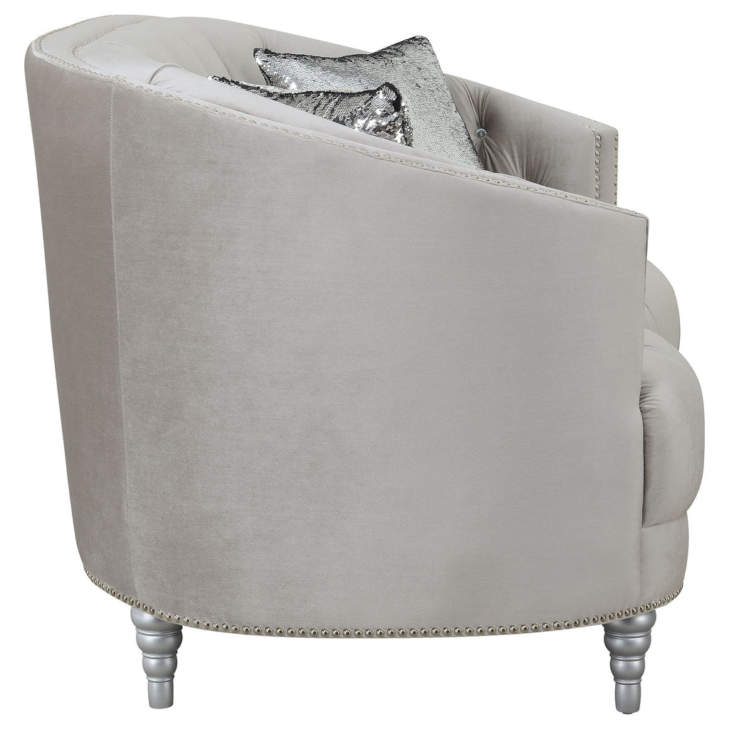 Colby - Loveseat With Tufted Design - Gray