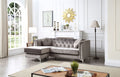 Soft y Micro Suede Sofa Chaise