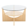 U - Shaped Contemporary Coffee Table