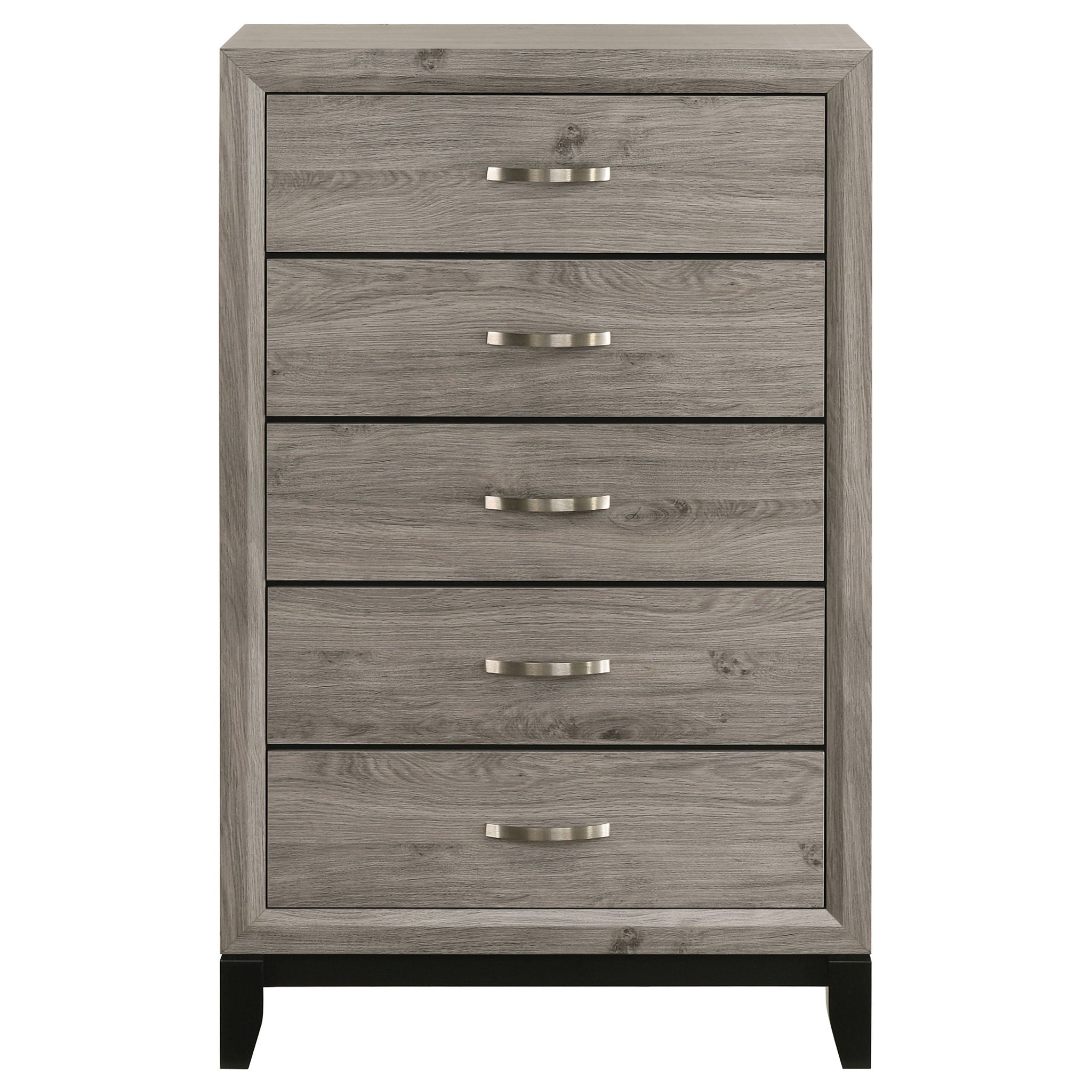Watson 5-drawer Bedroom Chest of Drawers Light Taupe