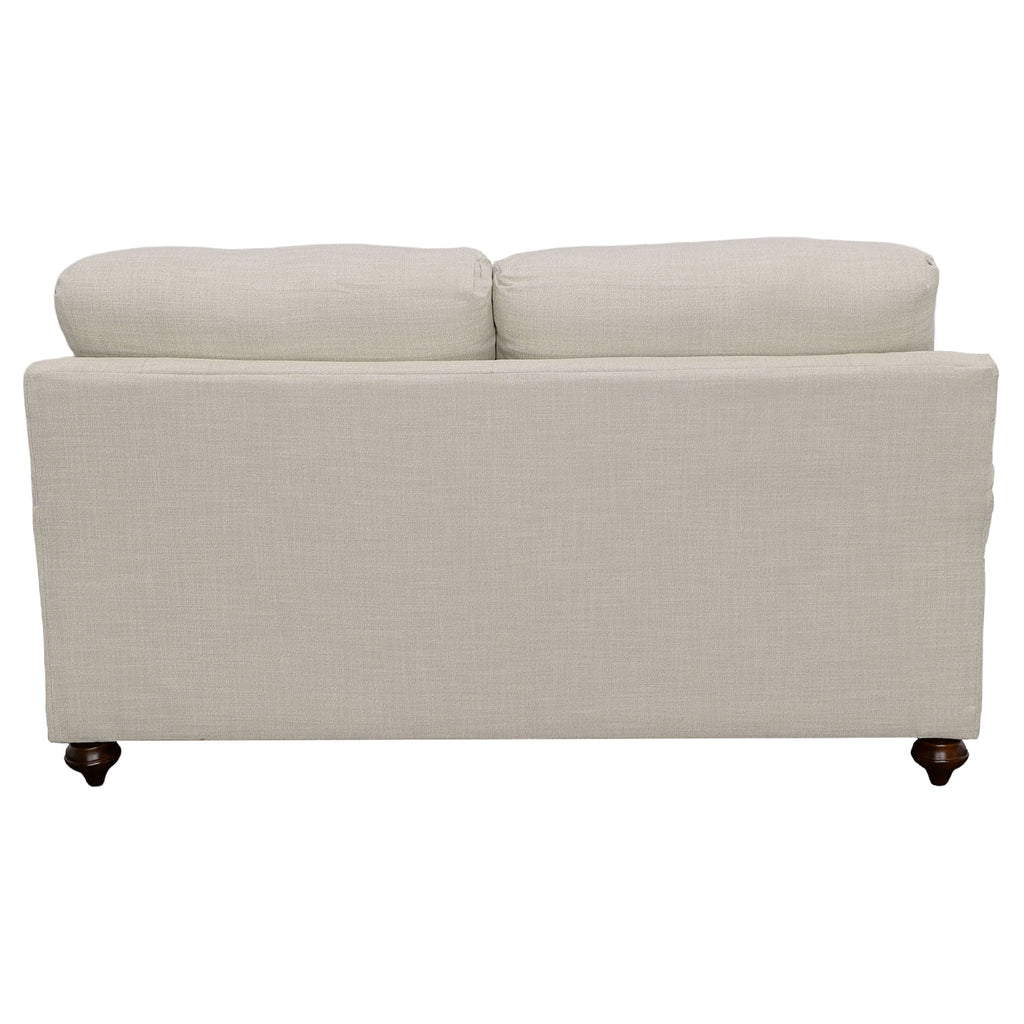Brewster - Upholstered Loveseat With English Arms - Light Gray