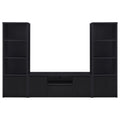 Winfield 3-piece Entertainment Center 60-inch TV Stand Black