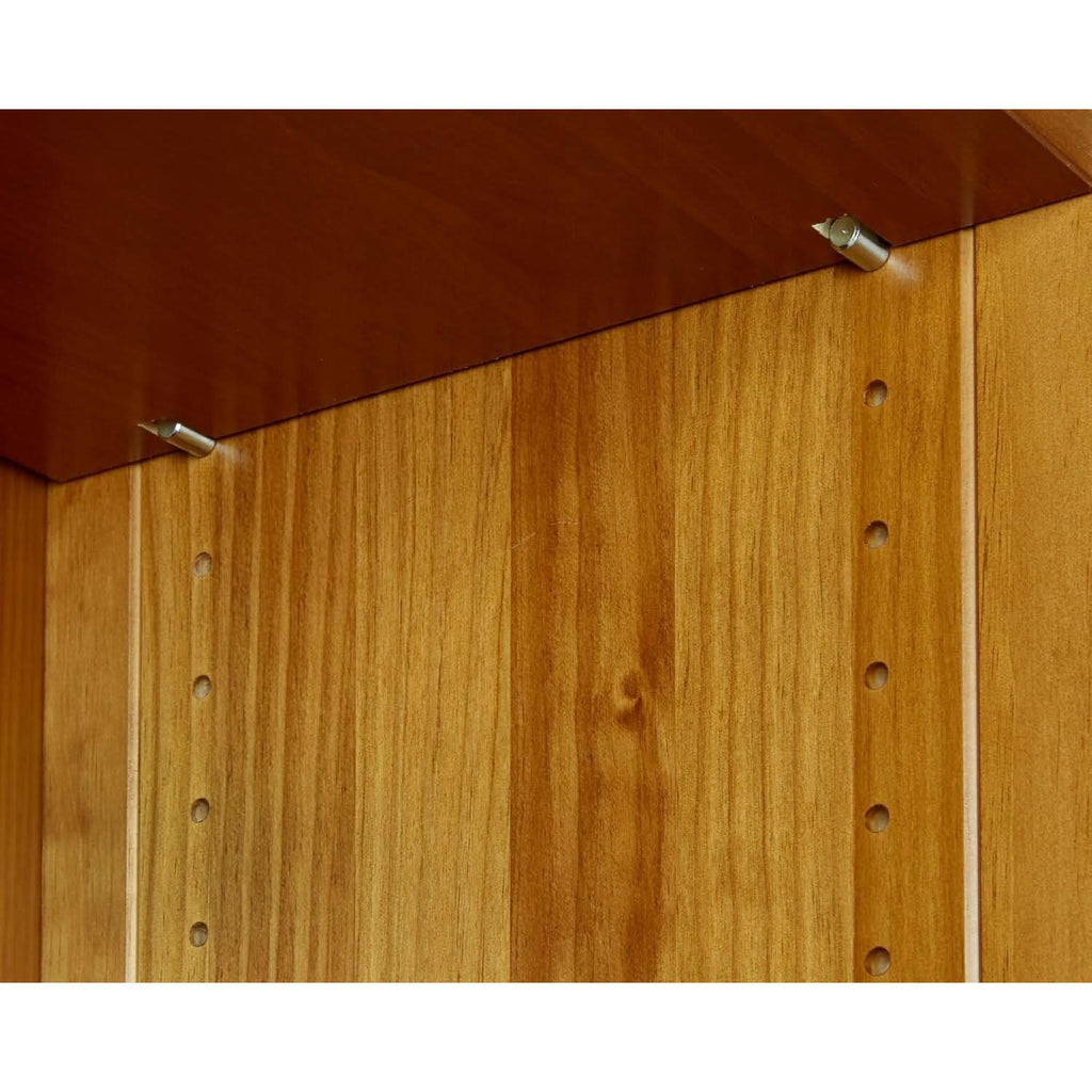 Shaker Style 6 Shelf Bookcase Solid Wood 72 Inch Tall