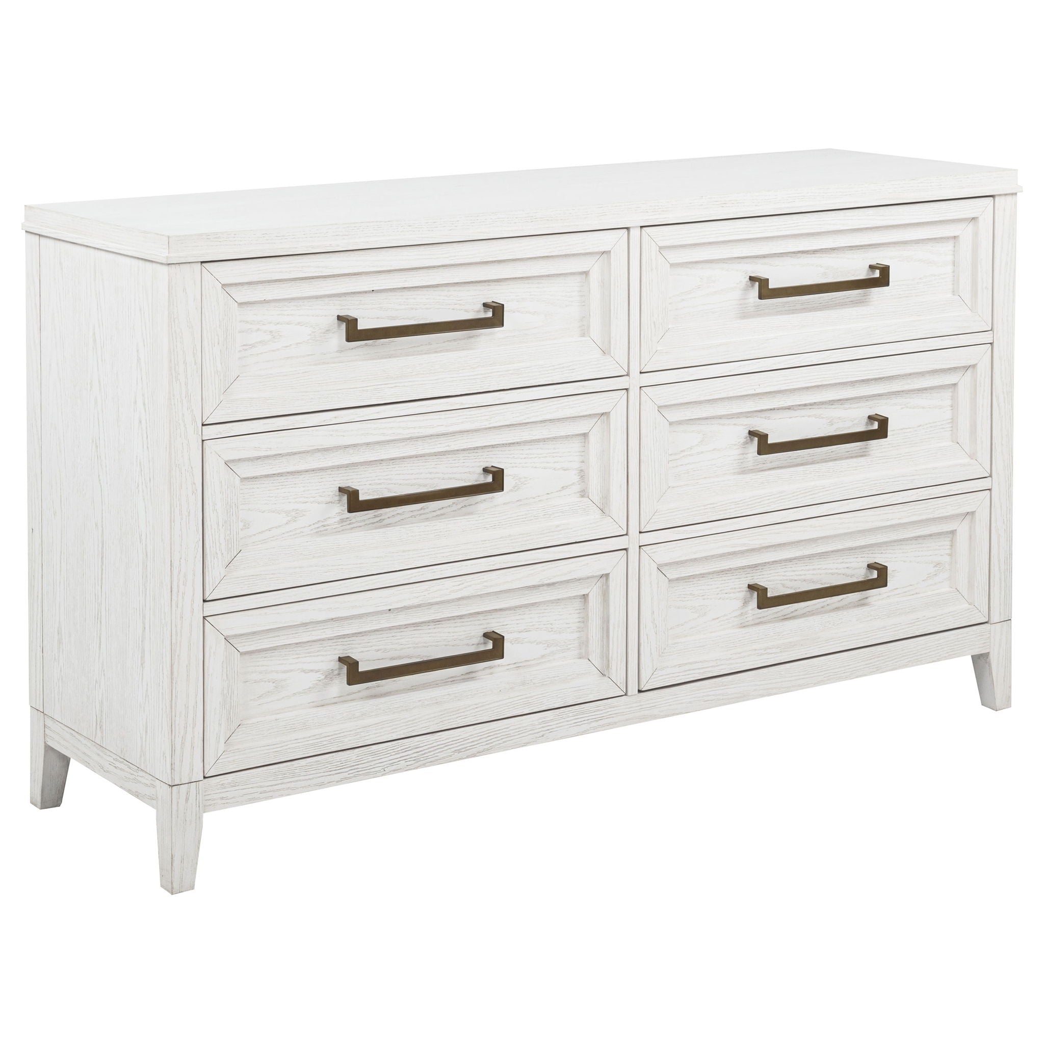 Marielle 4-piece Cal King Bedroom Set Distressed White