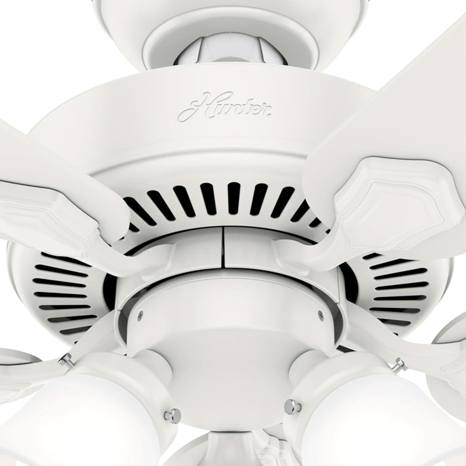 44 Inch Indoor Ceiling Fan With LED Lights Quiet Motor