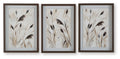 Honslow - Wall Art Set (Set of 3) - Brown / Black / White