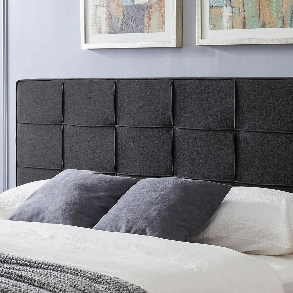 King Size Upholstered Headboard with Adjustable Modern Design