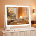 Lighted Makeup Mirror 17.3x13 Inch With 5X Magnification And LED Lights