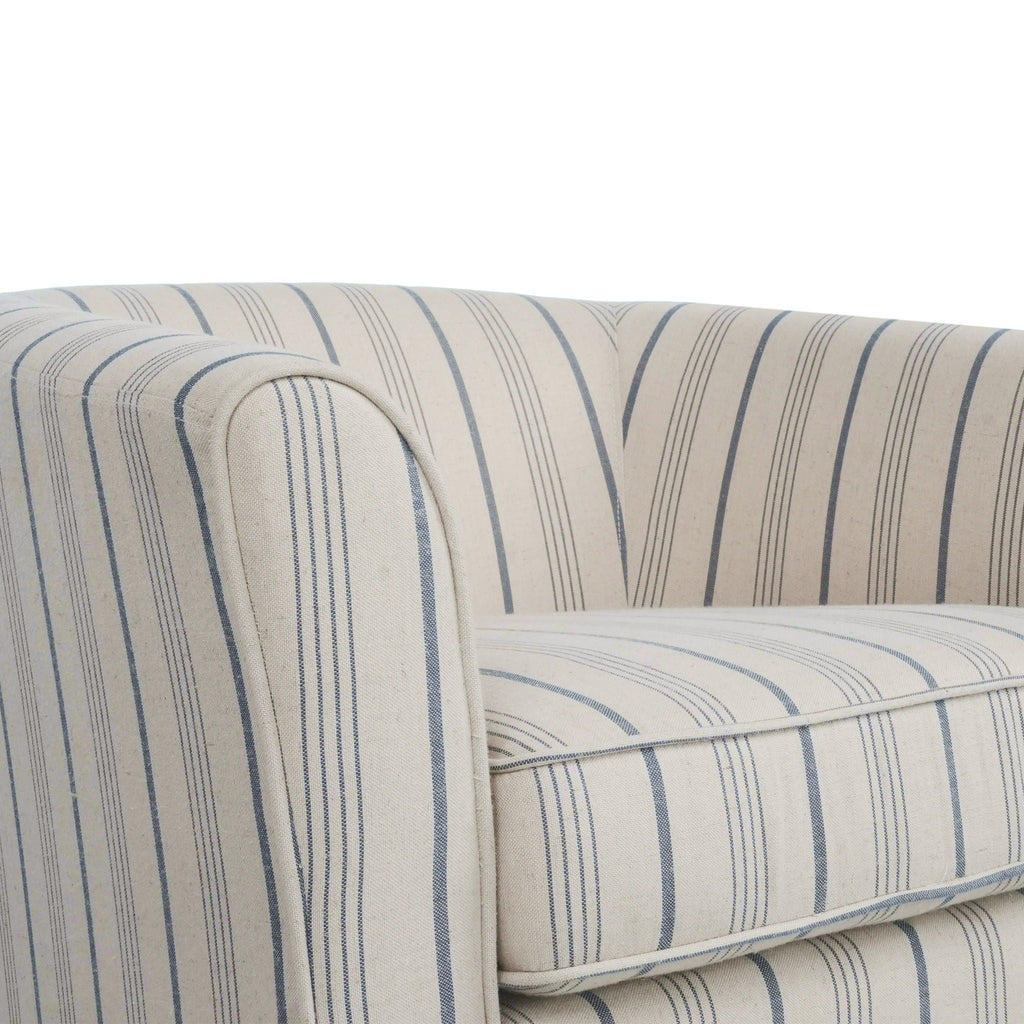 Zeniqua - Upholstered Swivel Chair With Loose Cover