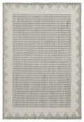 Sunshine - 5'3" X 7'3" Indoor & Outdoor Area Rug - Silver - Polypropylene