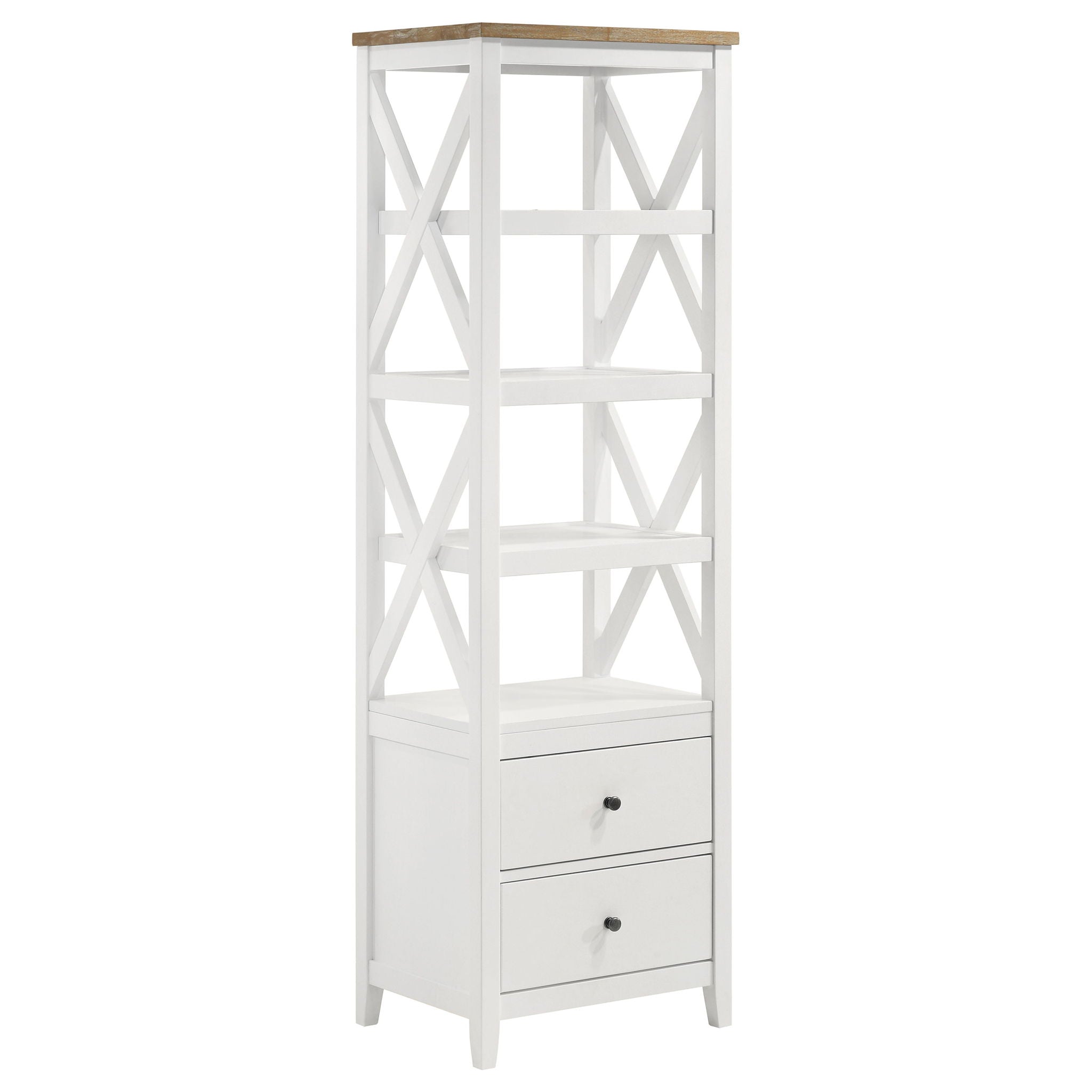 Hollis 3-piece 67-inch TV Stand Entertainment Center White