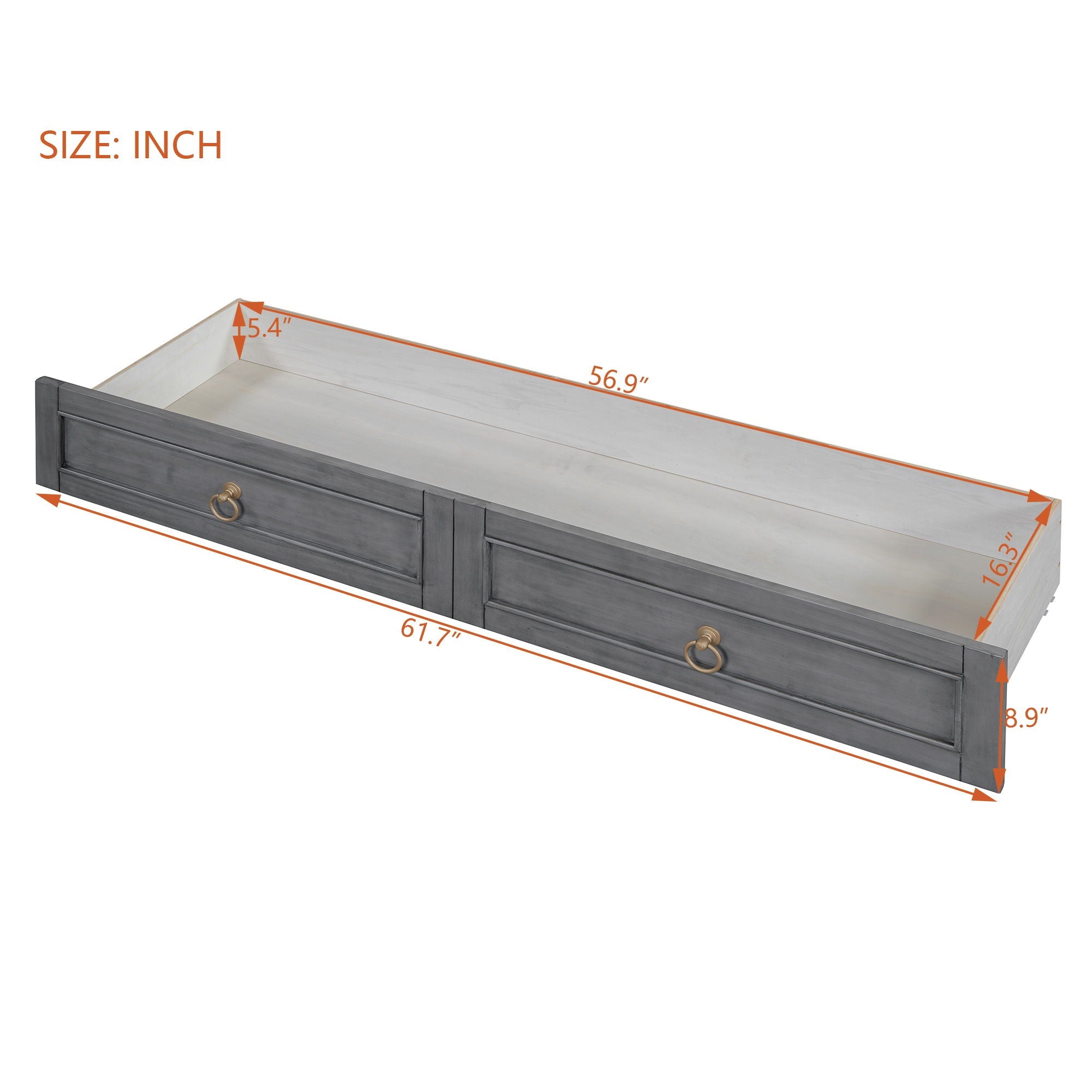 Murphy Bed With Large Drawers And Stylish Design
