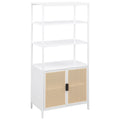 Kenneth - 3 Shelf Radio Weave Accent Cabinet