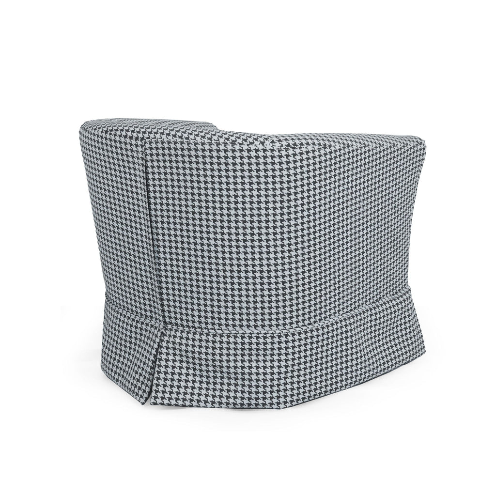 Zeniqua - Upholstered Swivel Chair With Loose Cover