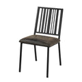 Zudora - Side Chair (Set of 2) - Synthetic Leather & Black