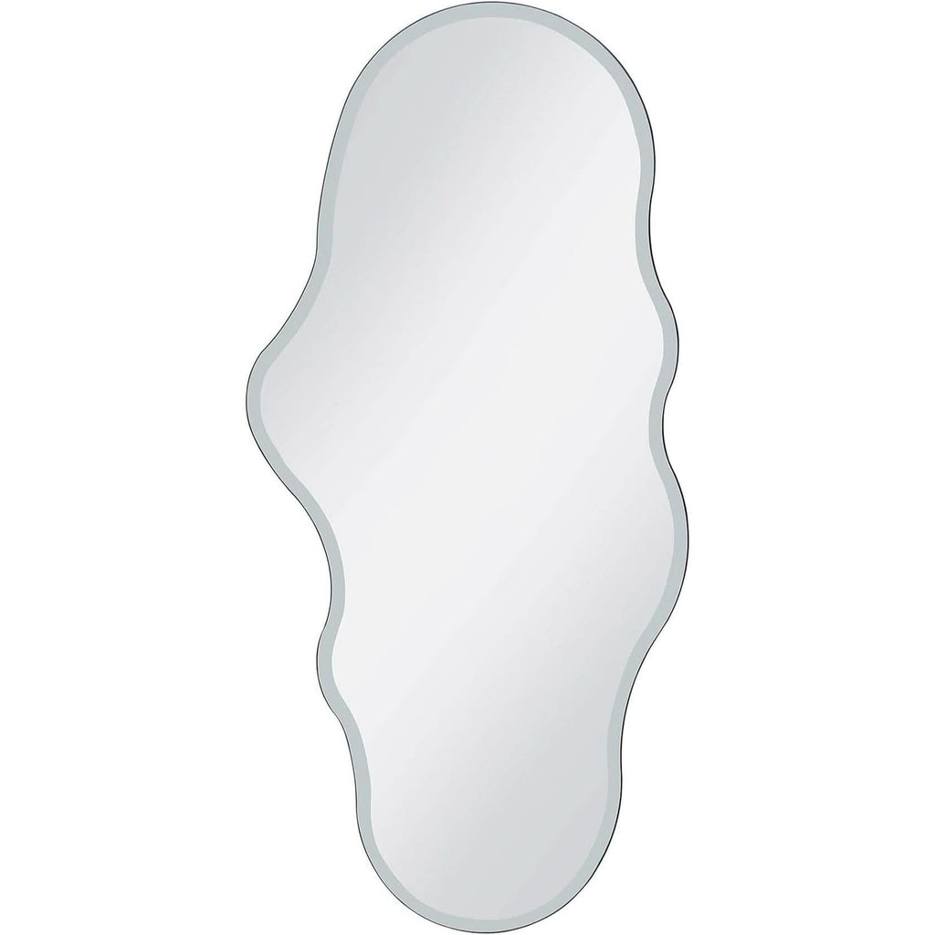 Full Length Wall Mounted Mirror 47x23 Frameless White