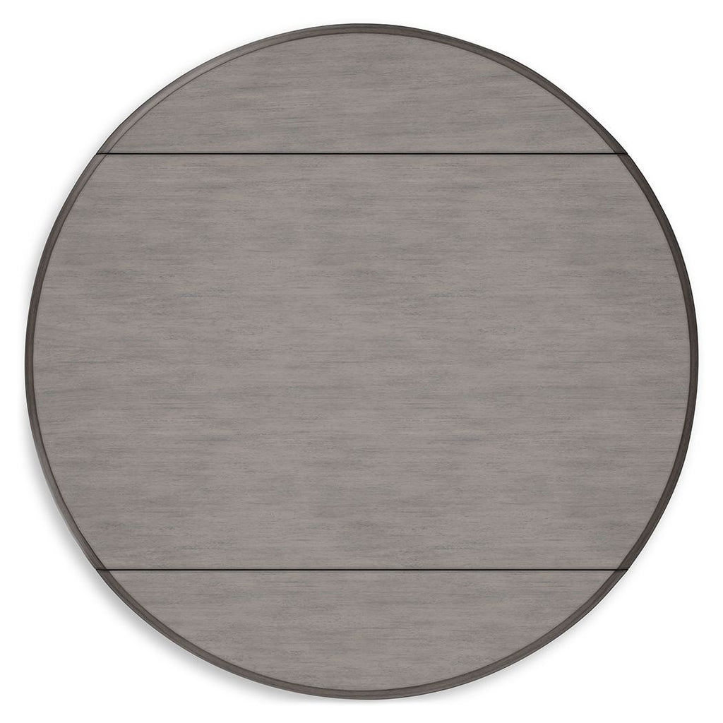 Shullden - 5 Pc. - Drop Leaf Table, 4 Side Chairs - Gray