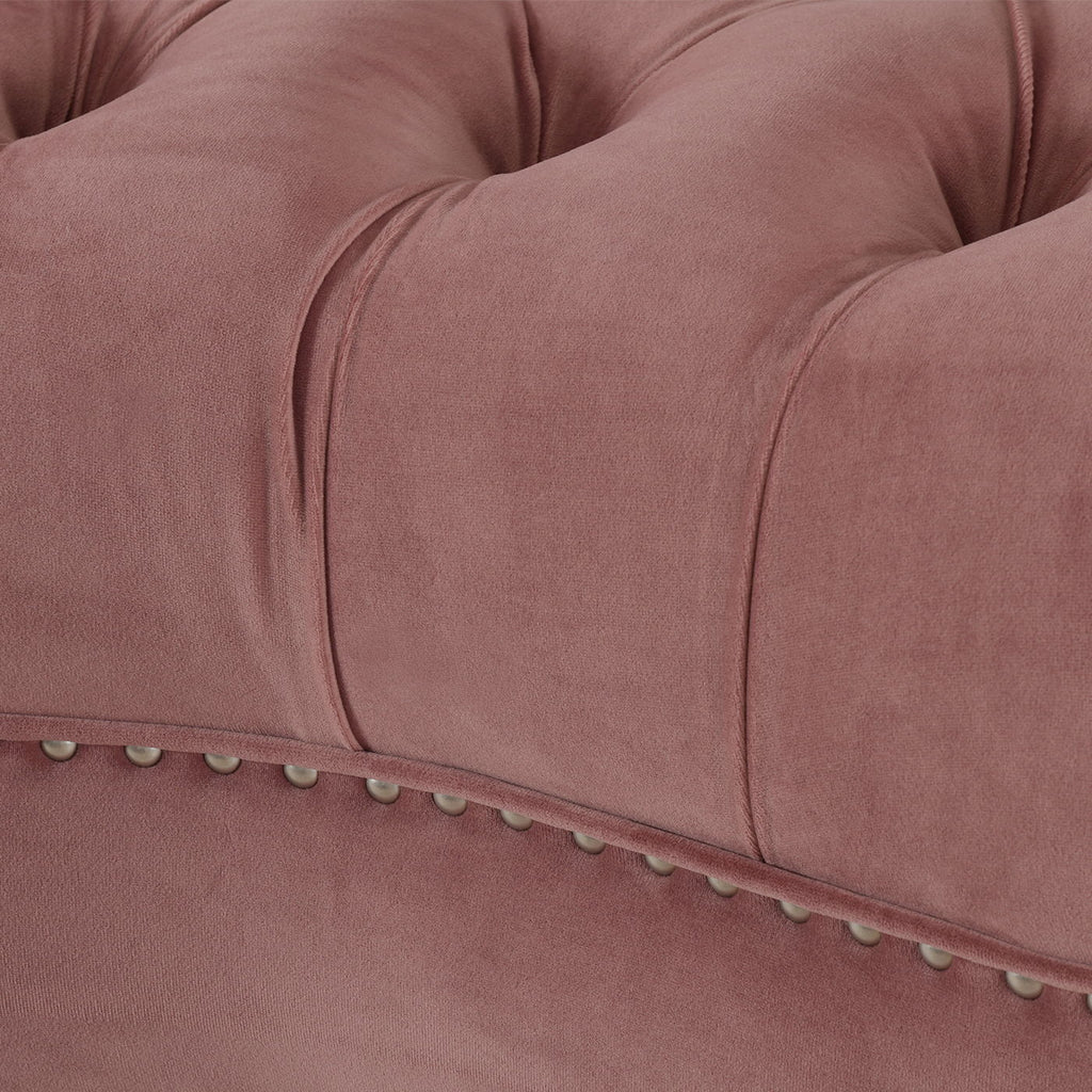 La Rosa - Victorian Tufted Upholstered Accent Chair