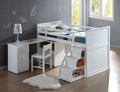 Wyatt - Twin Loft Bed Set - White