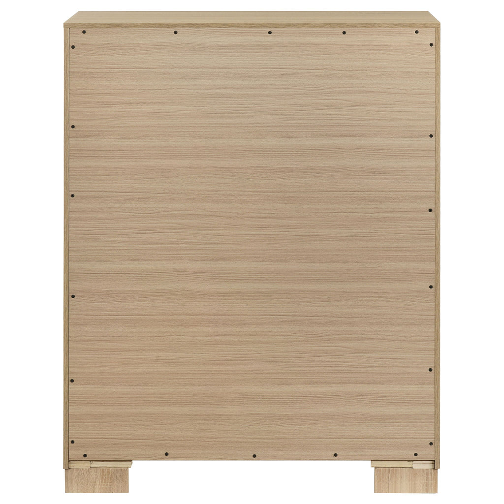 Arielle 4-drawer Bedroom Chest of Drawers Light Oak