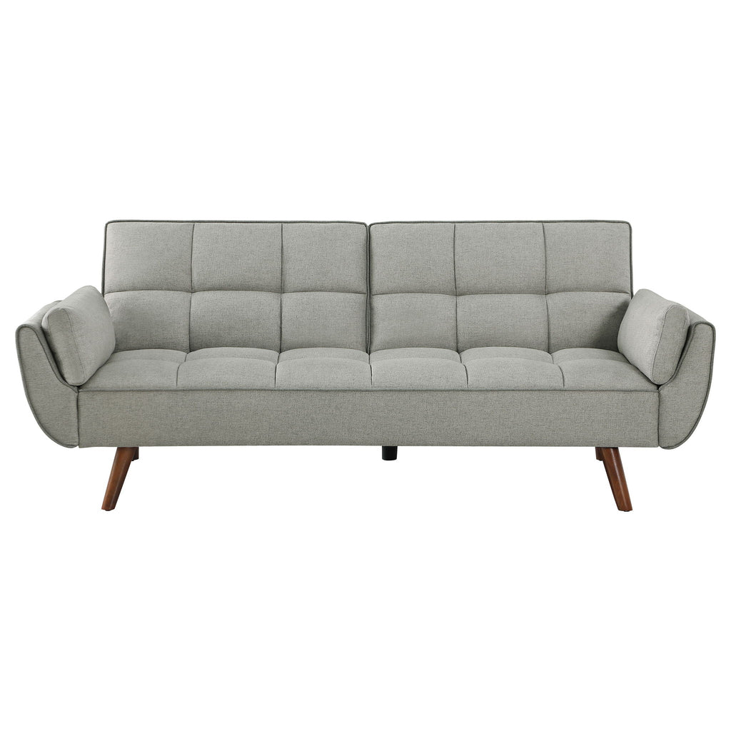Caufield Upholstered Tufted Convertible Sofa Bed Grey