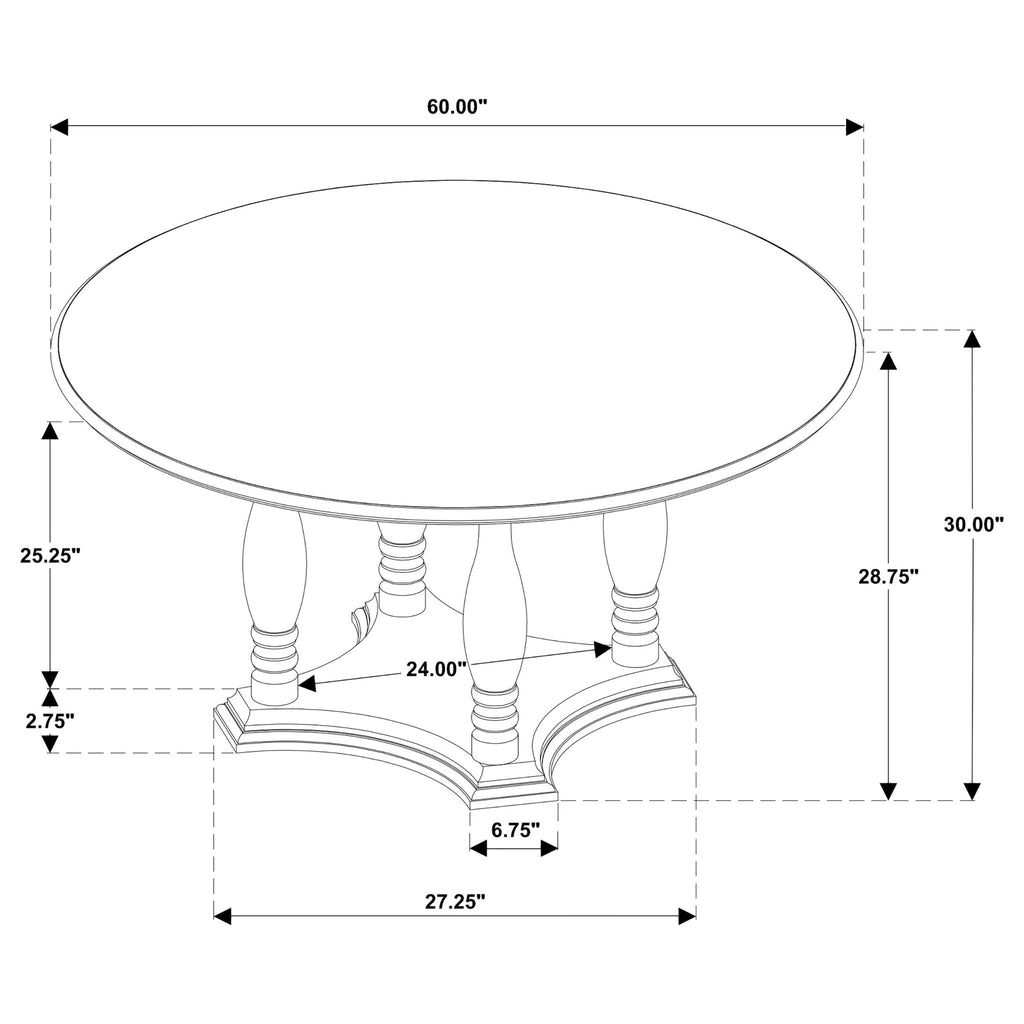 Claire - Round Dining Table Set