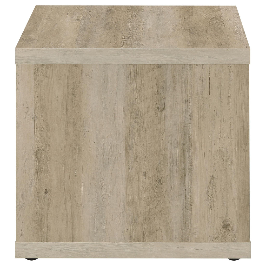Frisco 2-piece Coffee and End Table Set Distressed Pine