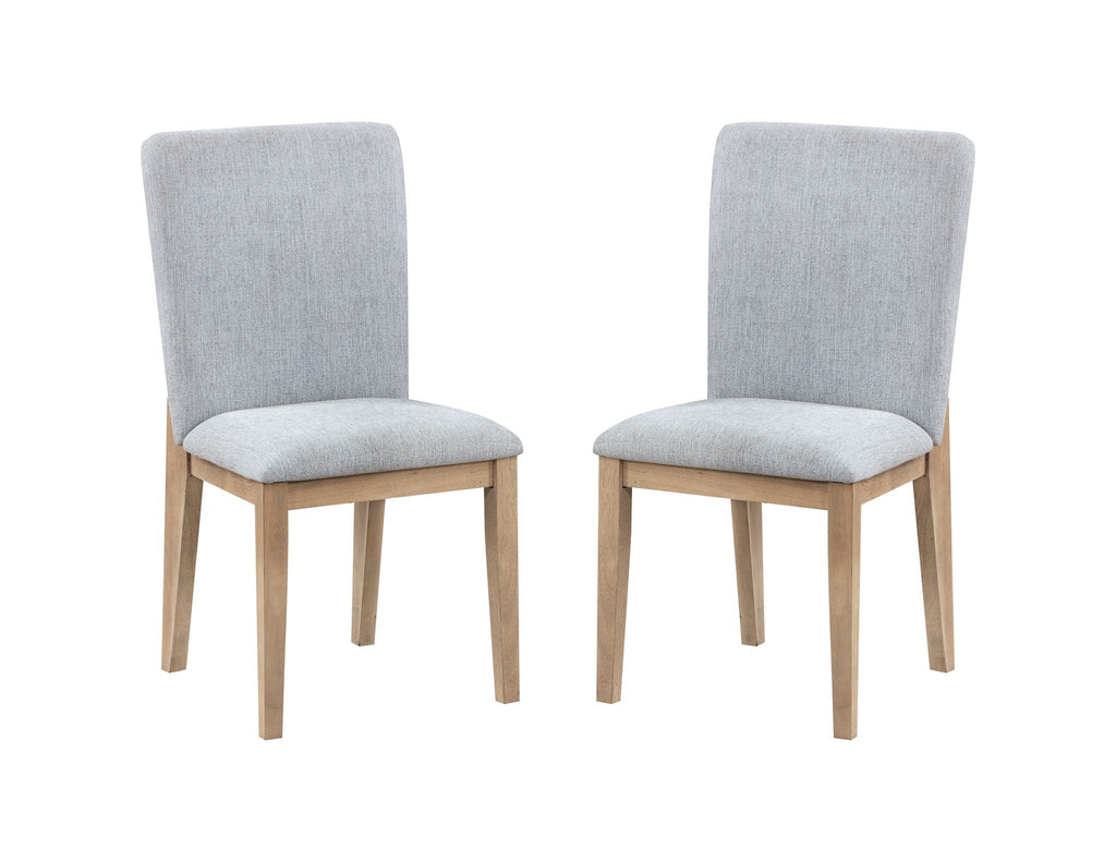 Caspian - And Oak Finish Dining Chair (Set of 2) - Gray
