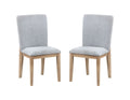Caspian - And Oak Finish Dining Chair (Set of 2) - Gray