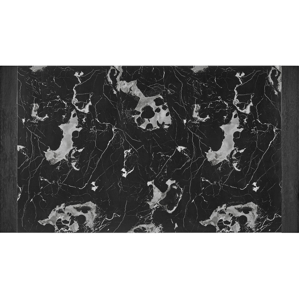 Dining Table And 4 Padded Chairs - Black