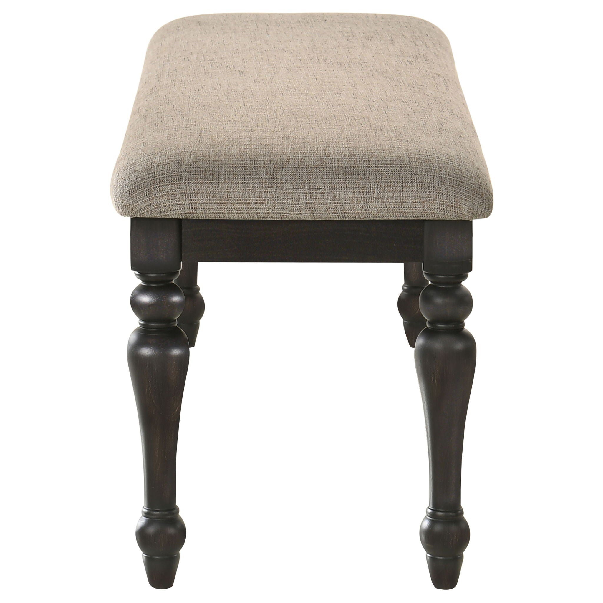 Kavita - Upholstered Dining Bench - Charcoal