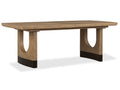 Tristan - Extendable Trestle Dining Table - Swiss Coffee