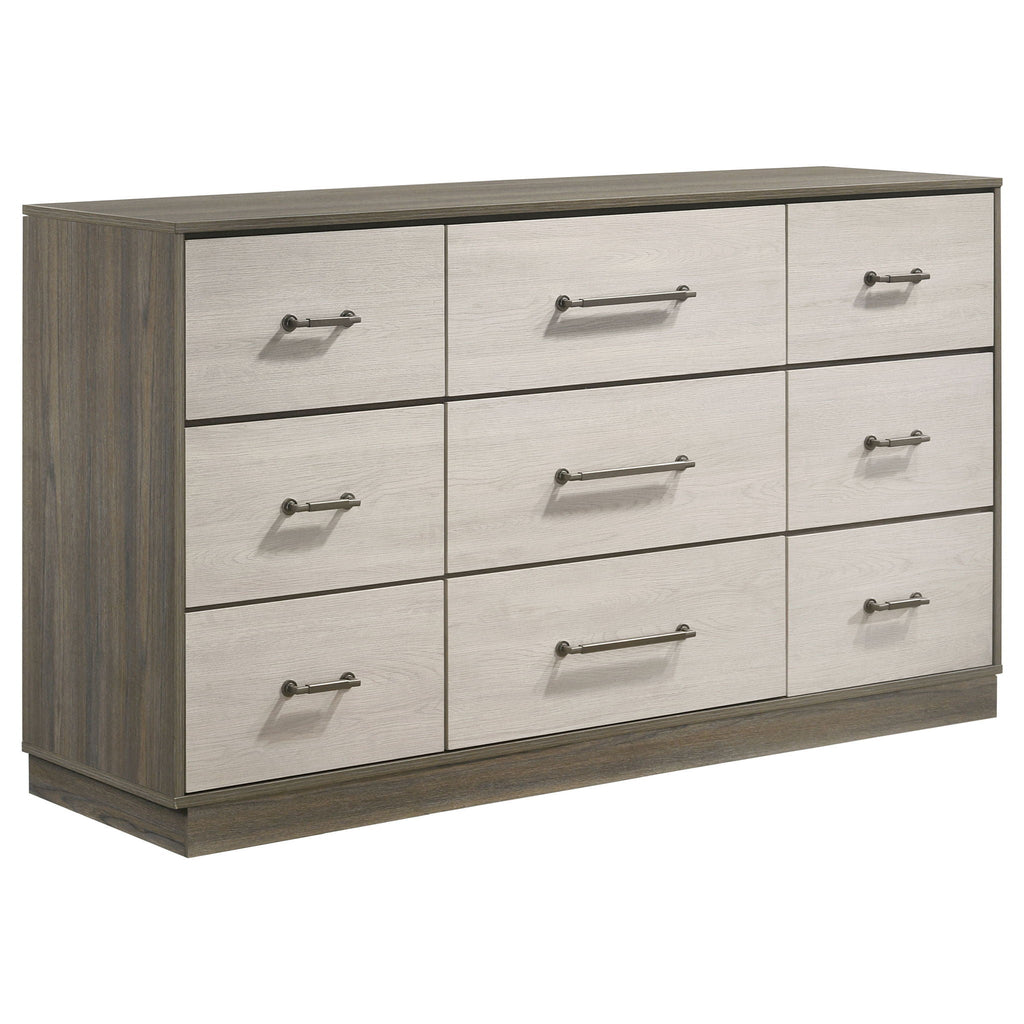 Fenwick 4-piece Queen Bedroom Set Grey Oak
